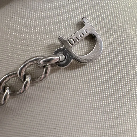 Dior Silver Bracelet Silver and Pink Enamel - Picture 5 of 6